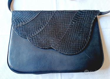 Borsa a tracolla in pelle donna come nuova 30x21x5