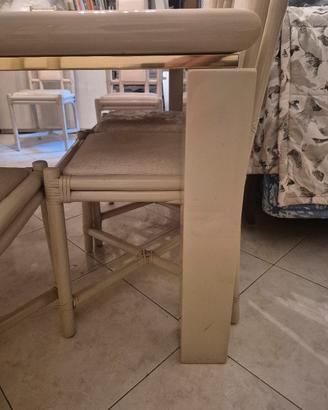 Camera da pranzo avorio laccato, prezzo trattabile