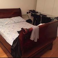 letto impero in radica