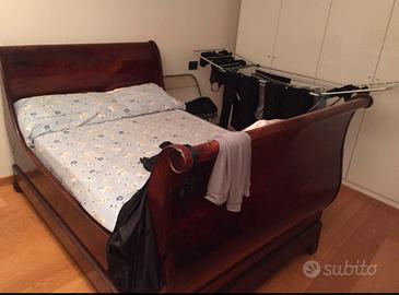 letto impero in radica