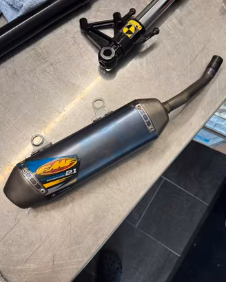 finale FMF powercore 2.1 titanio ktm sx
