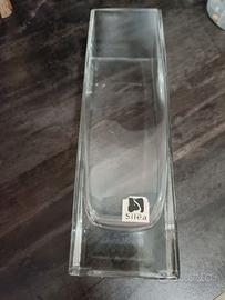 Vaso Portafiori in cristallo trasparente Silea