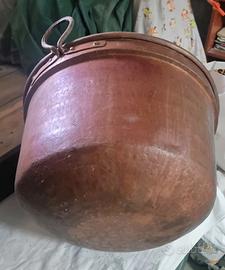 Pentolone, paiolo, caldaio in rame