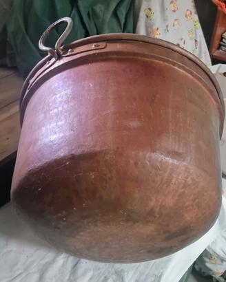 Pentolone, paiolo, caldaio in rame