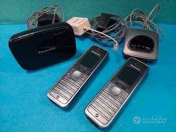 Due Telefoni Fissi Cordless Panasonic