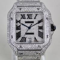 CARTIER SANTOS FULL DIAMONDS
