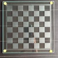 Scacchiera in vetro (senza scacchi)