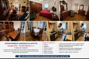 Bilocale arredato con balcone e ascensore