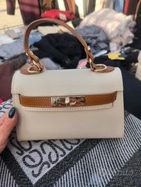 mini bag in vera pelle