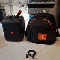 JBL Partybox Encore con custodia portatile. 