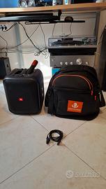 JBL Partybox Encore con custodia portatile. 