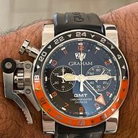 Graham orologio ChronoFighter gmt gran data