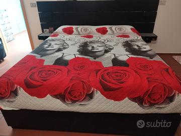 Letto IKEA NORDLI nero + materasso