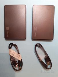 LOTTO DI 2 HD HITACHI ESTERNO USB 3.0 USATO DA 500