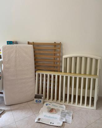 2 lettino Pali + 1 materasso