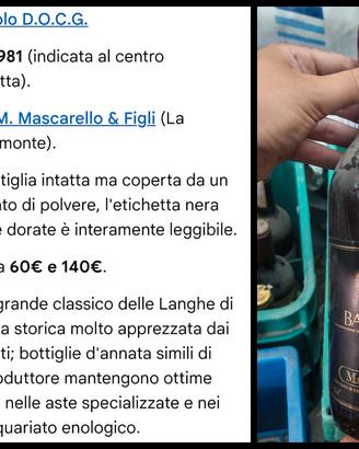 Vino da collezionismo