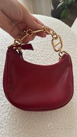 Borsa piccola twinset bordeaux dorato