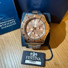 Orologio Festina bicolor argento/oro F16692/2