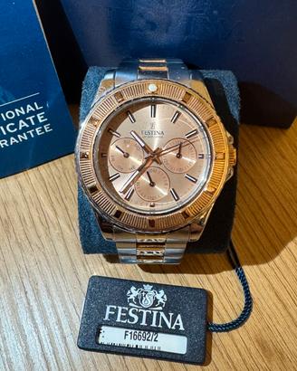 Orologio Festina bicolor argento/oro F16692/2