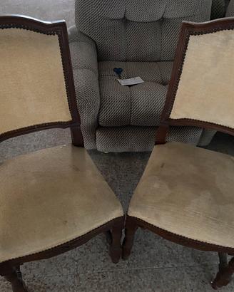 sedie in legno massello
