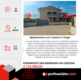 Quadrilocale con doppi servizi e posto auto