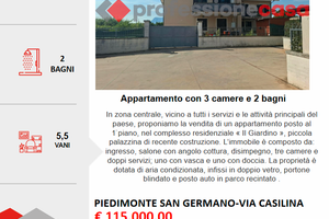 Quadrilocale con doppi servizi e posto auto