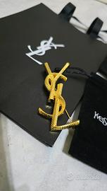 spilla 7cm laminata oro