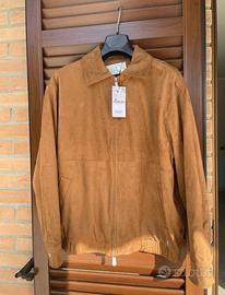 Giacca giubbotto effetto camoscio  oversize