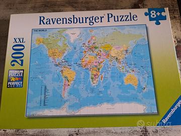Puzzle Ravensburger Planisfero 200 pezzi