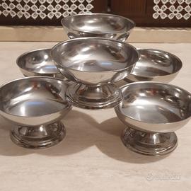 Servizio da gelato o macedonia vintage anni 60