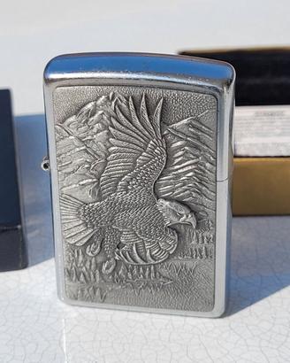 ZIPPO BARRETT SMYTHE AMERICAN EAGLE AQUILA CROMATO