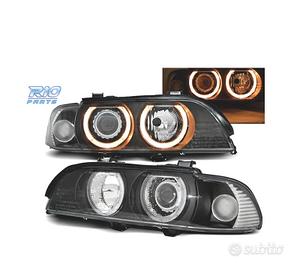 FARI BMW E39 00-03 XENON ANGEL EYES FONDO NERO