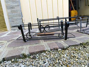 Fioriera per balcone in ferro 64x20x16