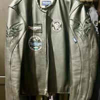 Giubbotto da moto in pelle Triumph