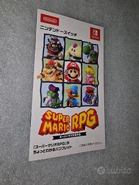 Mario RPG Switch Booklet - Libretto di Istruzioni