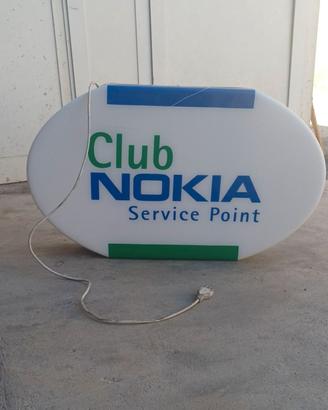 📱 INSEGNA LUMINOSA CLUB NOKIA – SERVICE POINT
