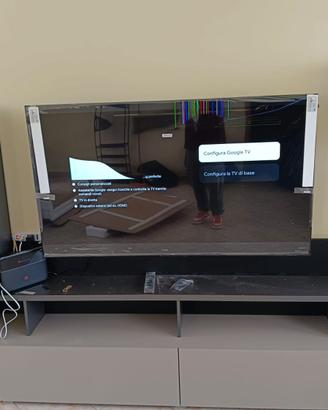 TV tcl 65 pollici rotta