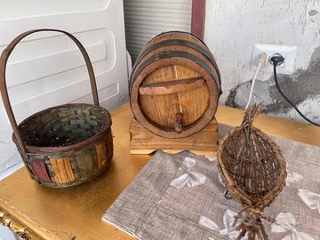 Botte piu cesti vintage
