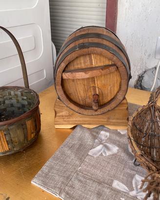 Botte piu cesti vintage