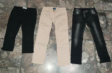 Lotto pantaloni originali bambina 6 anni