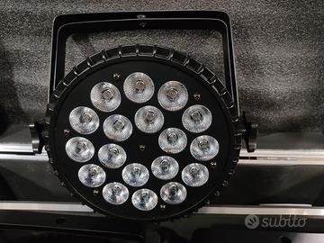 Slim par 18x12w rgbwauv