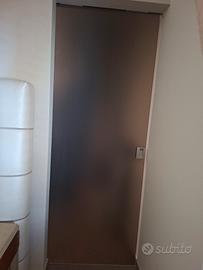 porta in vetro scorrevole 