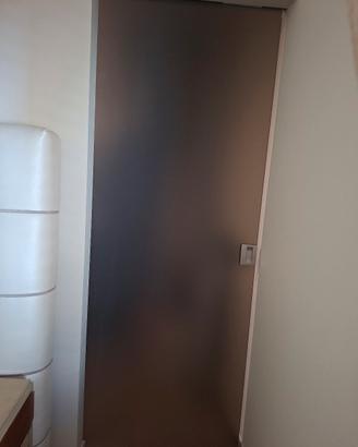 porta in vetro scorrevole 