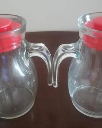 Set 2 brocche con tappo