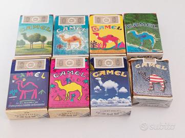 Lotto di pacchetti vuoti Camel da collezione