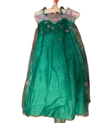 Abito Elsa di Frozen  verde originale Disney Store