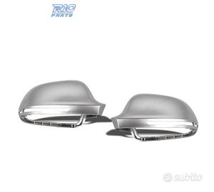 GUSCI SPECCHIETTI AUDI A3 8P 08-10 ALLUMINIO CROMA
