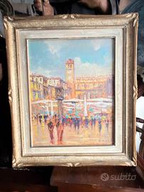 Quadro con cornice Fiorentina Bruno Casati