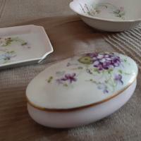 Tre stupende porcellane dipinte a mano Limoges