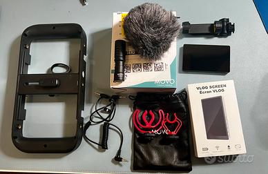 Accessori smartphone per video vlog clip selfie